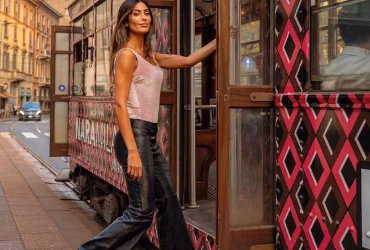 Show di Federica Nargi a Milano