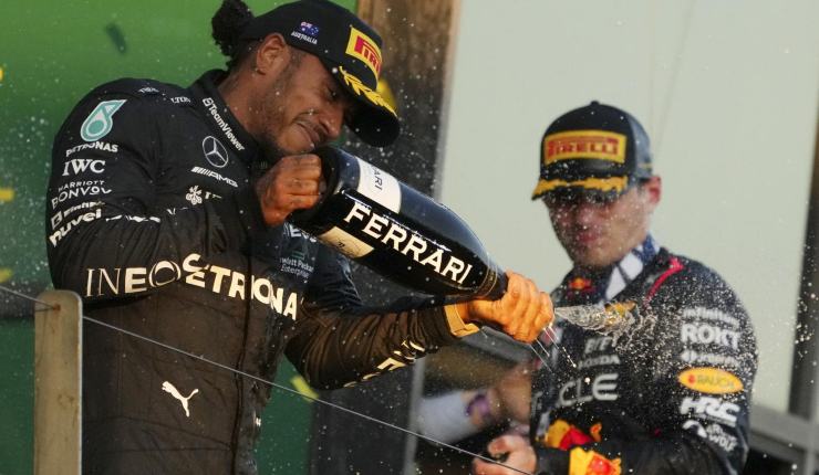 Hamilton e Verstappen mai insieme
