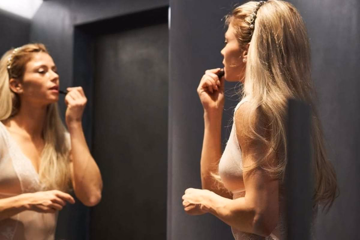 Camila Giorgi mini abito look