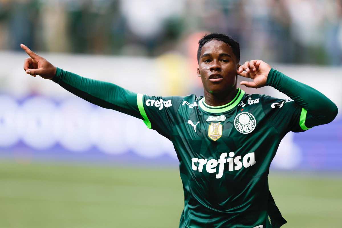 Endrick attaccante Brasile e Palmeiras