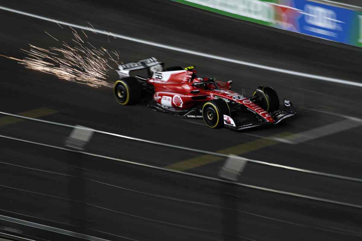 Ferrari incidente Sainz Las Vegas