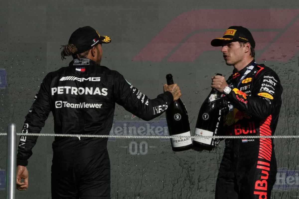 Hamilton e Verstappen insieme