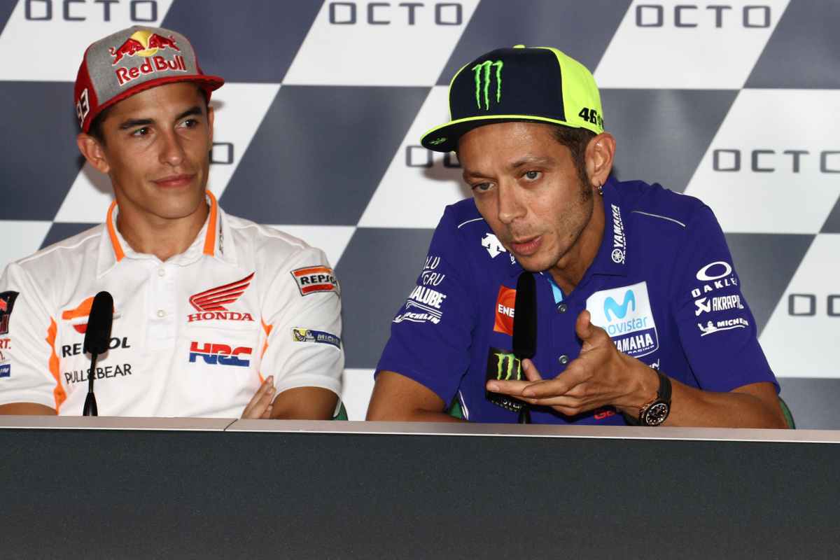 Ancora scintille tra Rossi e Marquez