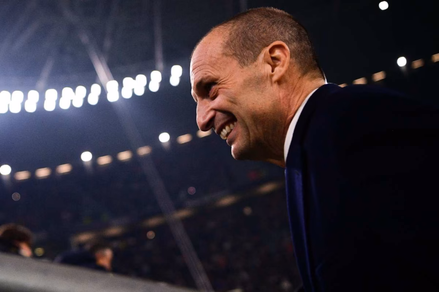 Massimiliano Allegri, allenatore del Milan. Domenica i rossoneri ospitano la Fiorentina