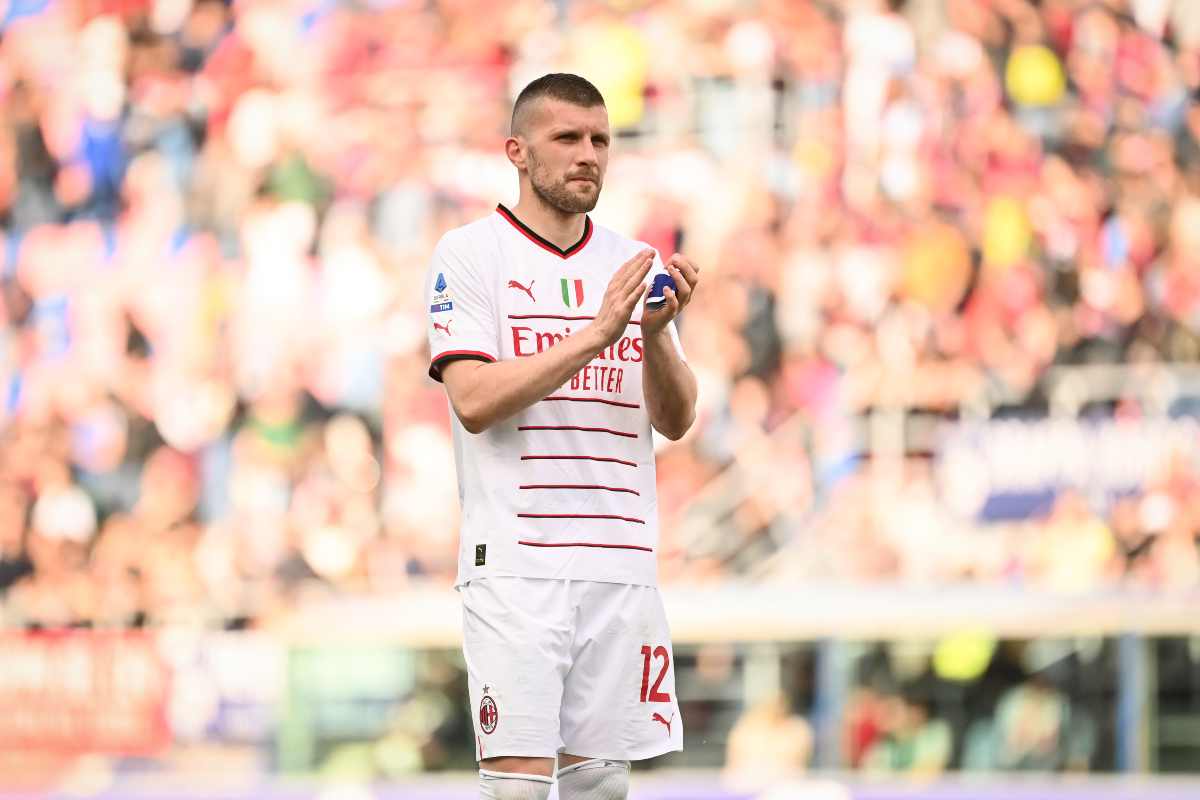 Ante Rebic con la maglia del Milan