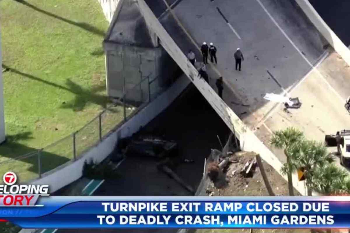Il tragico incidente di Miami, l'auto è finita sulla pista: davvero incredibile