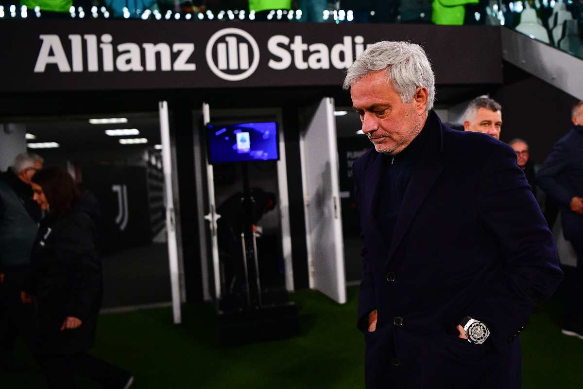 Mourinho all'Allianz Stadium