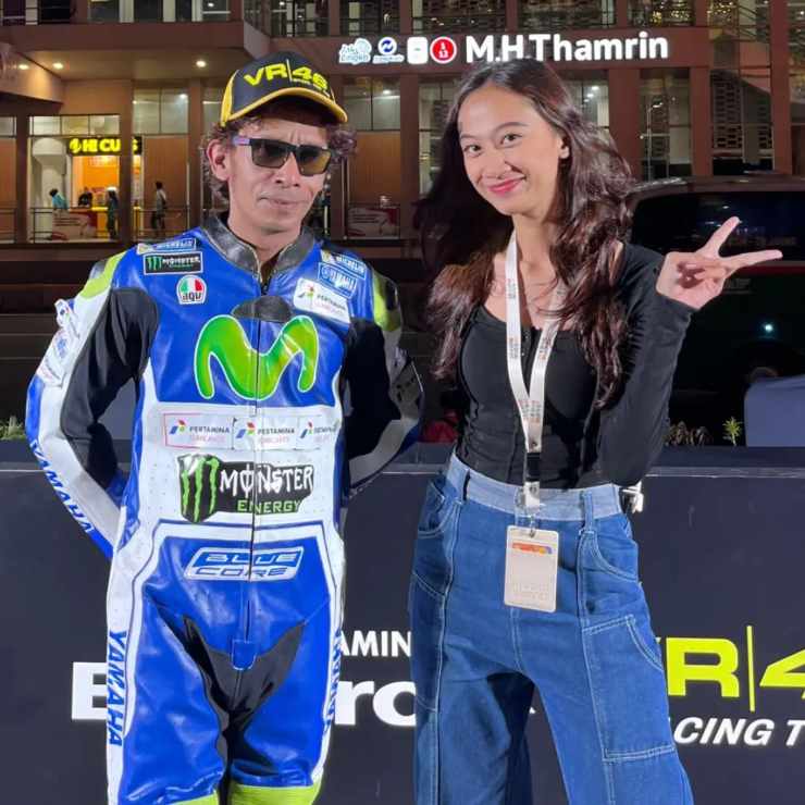 Il sosia di Valentino Rossi