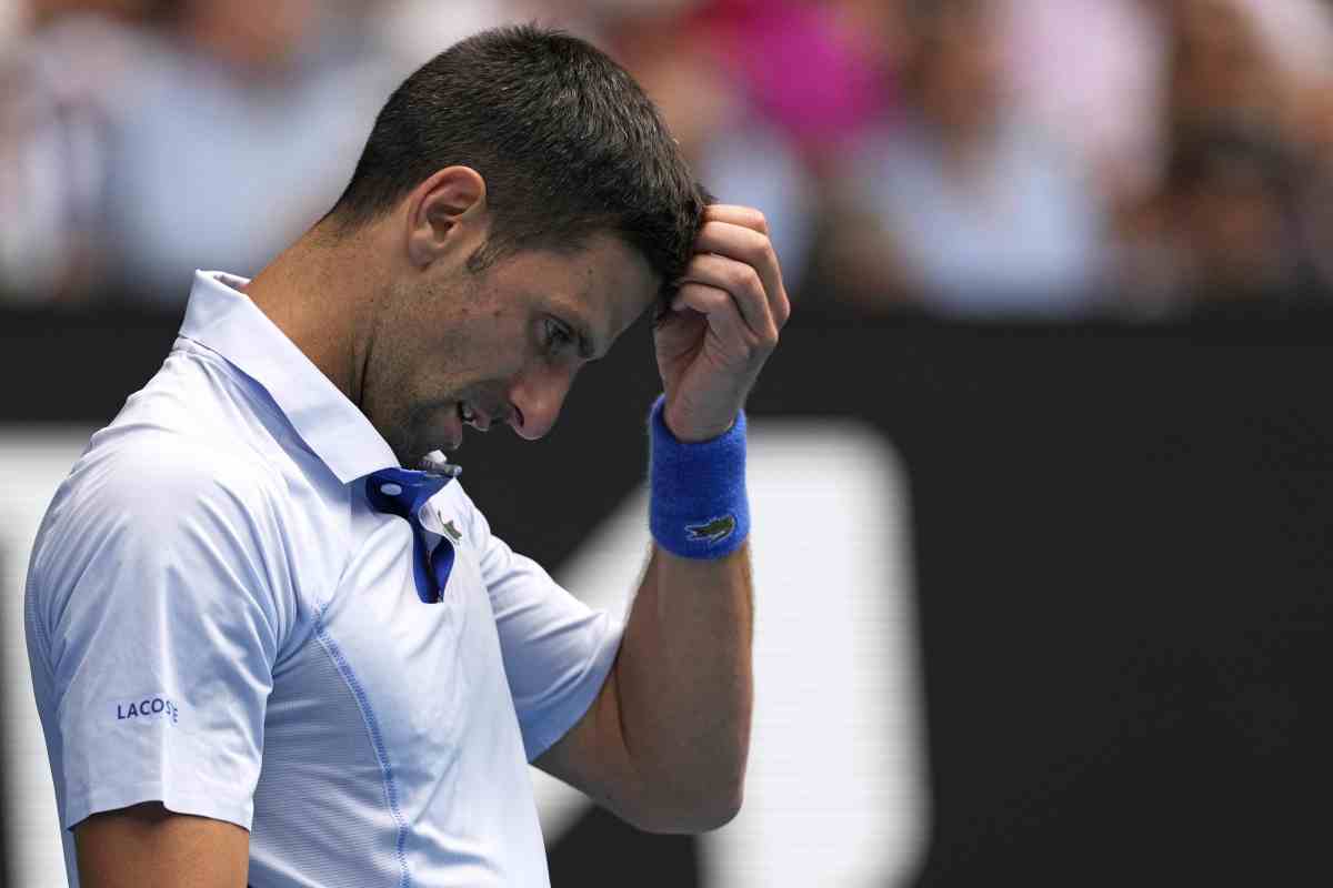 Djokovic in crisi nera