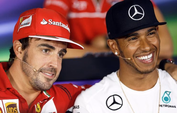 Hamilton e Alonso amici mai