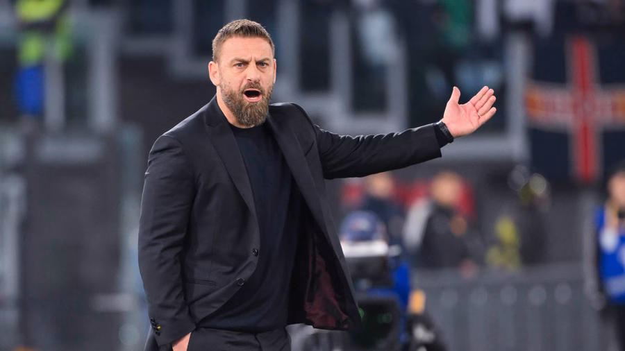 Daniele De Rossi, allenatore Roma contro il Brighton