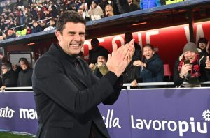 Serie A, la gioia di Motta per la vittoria del Bologna sulla Fiorentina
