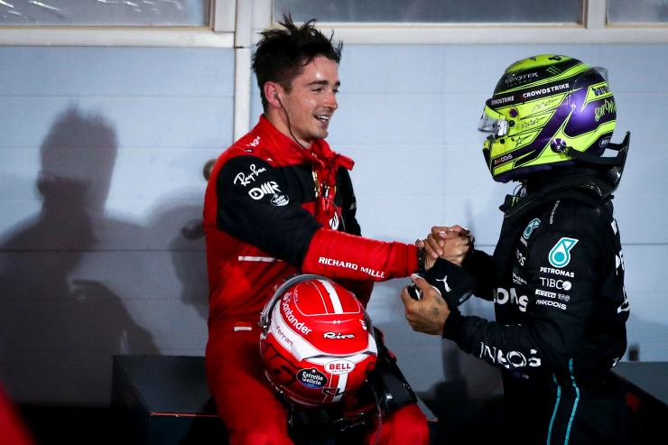 F1, Leclerc preoccupato da Hamilton