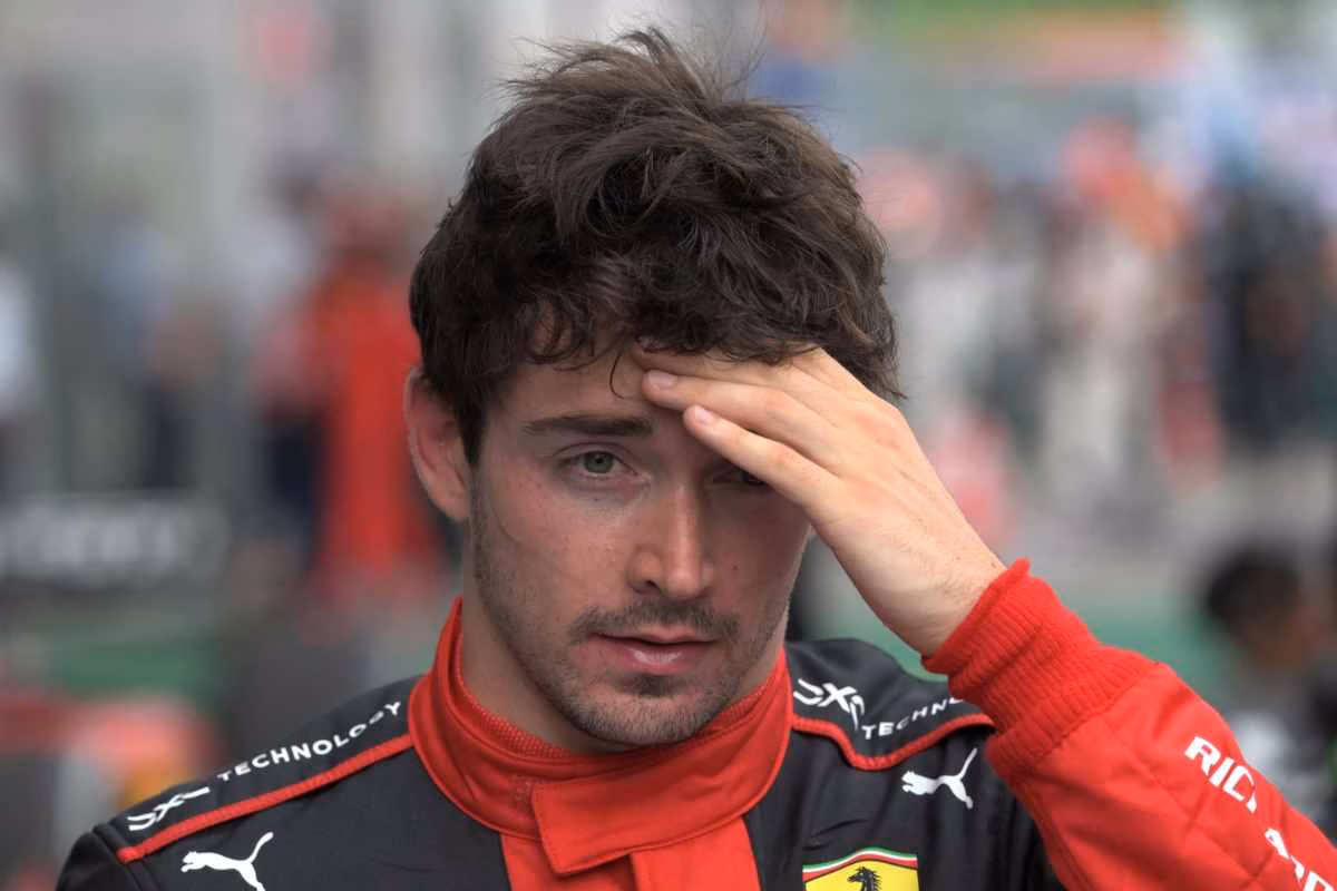 Leclerc, non c'è niente da sorridere 