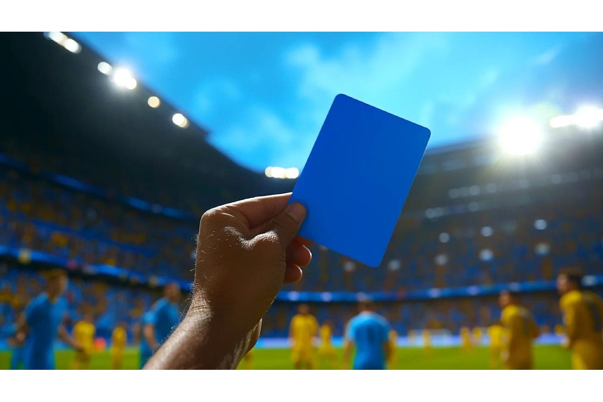 Il cartellino blu, l’ultima invenzione per complicare il calcio