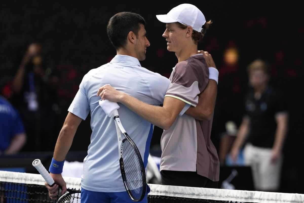 Sinner, gli scenari per il sorpasso a Djokovic