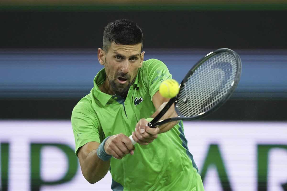 Djokovic non parteciperà all’Open di Miami