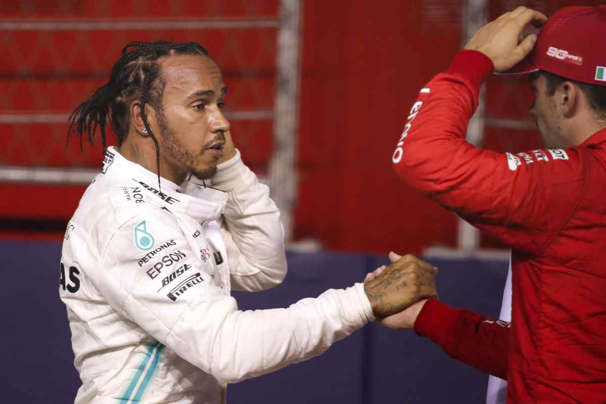 Hamilton, subito scintille con Leclerc 