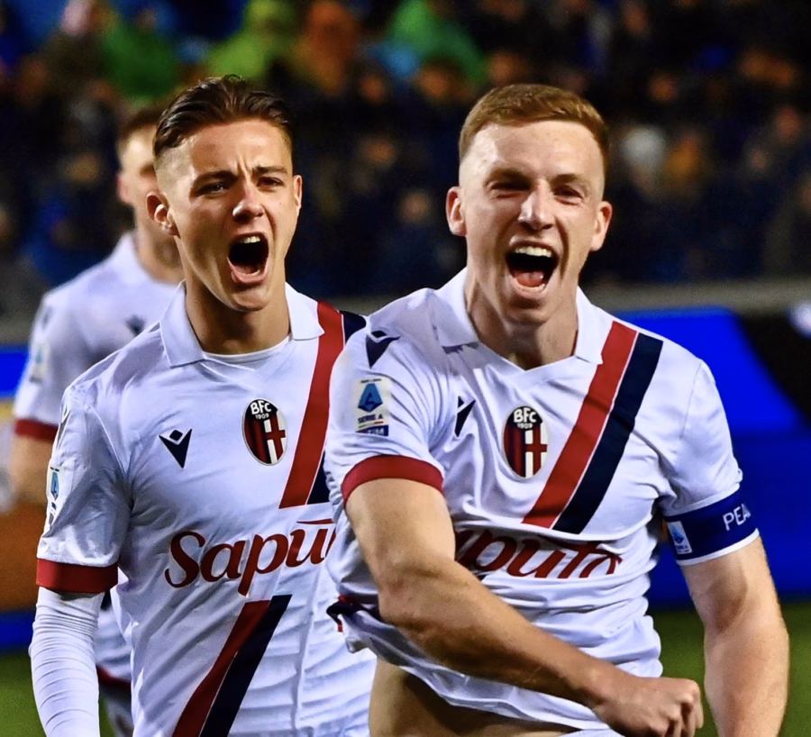 Ferguson esultanza in Atalanta-Bologna