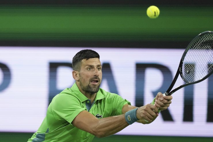 Lo sfogo del tennista serbo Novak Djokovic