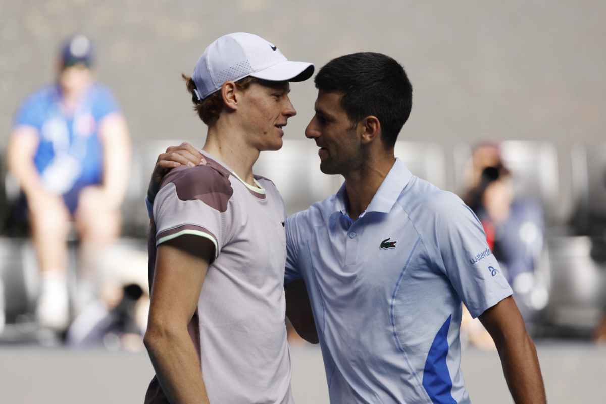 Sinner all'assalto di Novak Djokovic