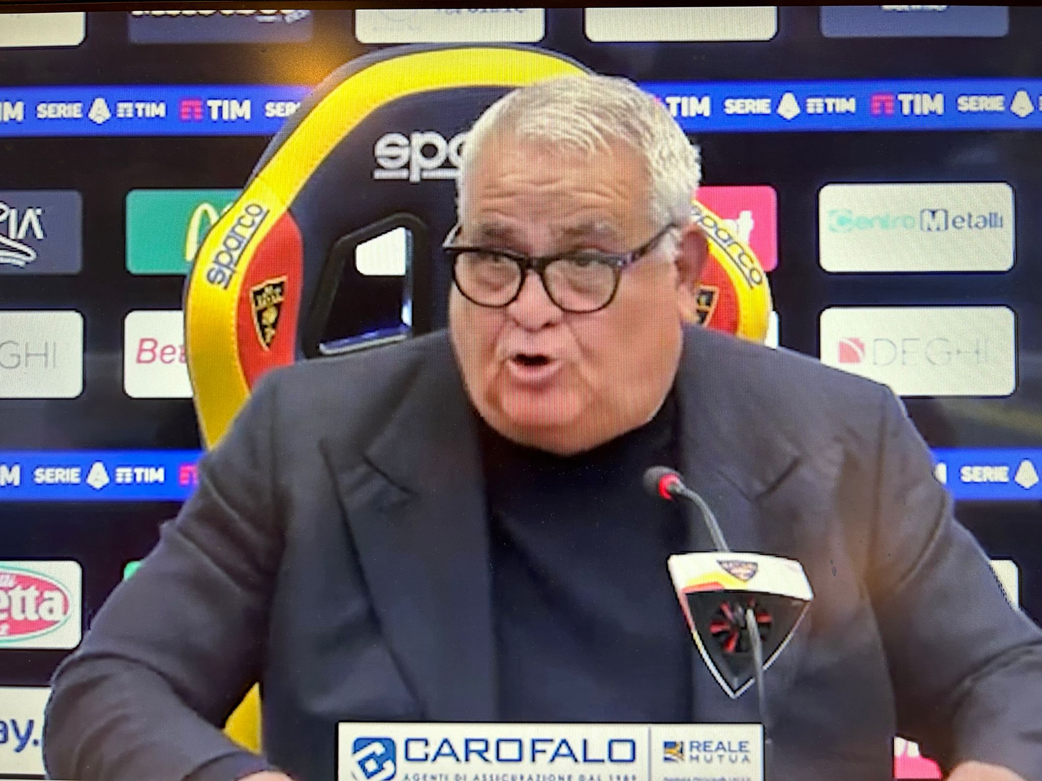 Lecce, Corvino show in conferenza stampa: le parole di fuoco (VIDEO)