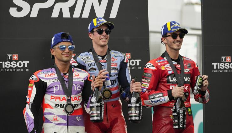 Tra Marquez e Bagnaia tensione alle stelle