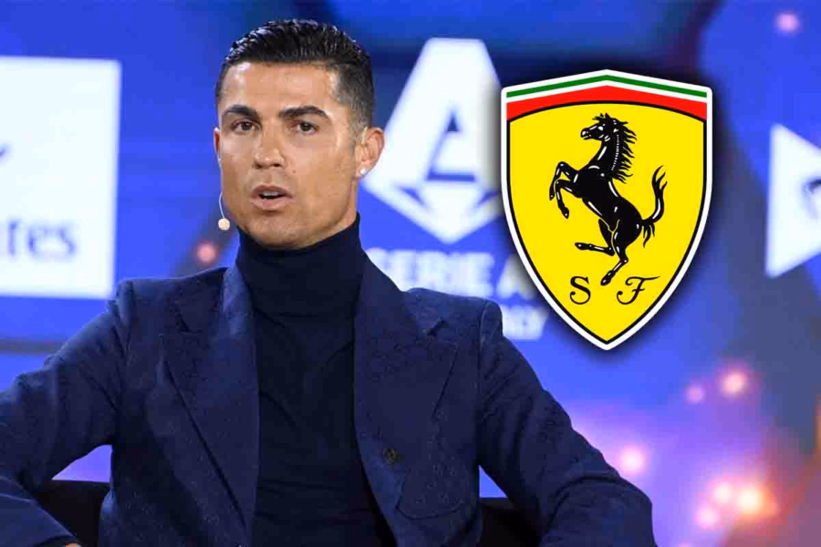La nuova Ferrari di Cristiano Ronaldo