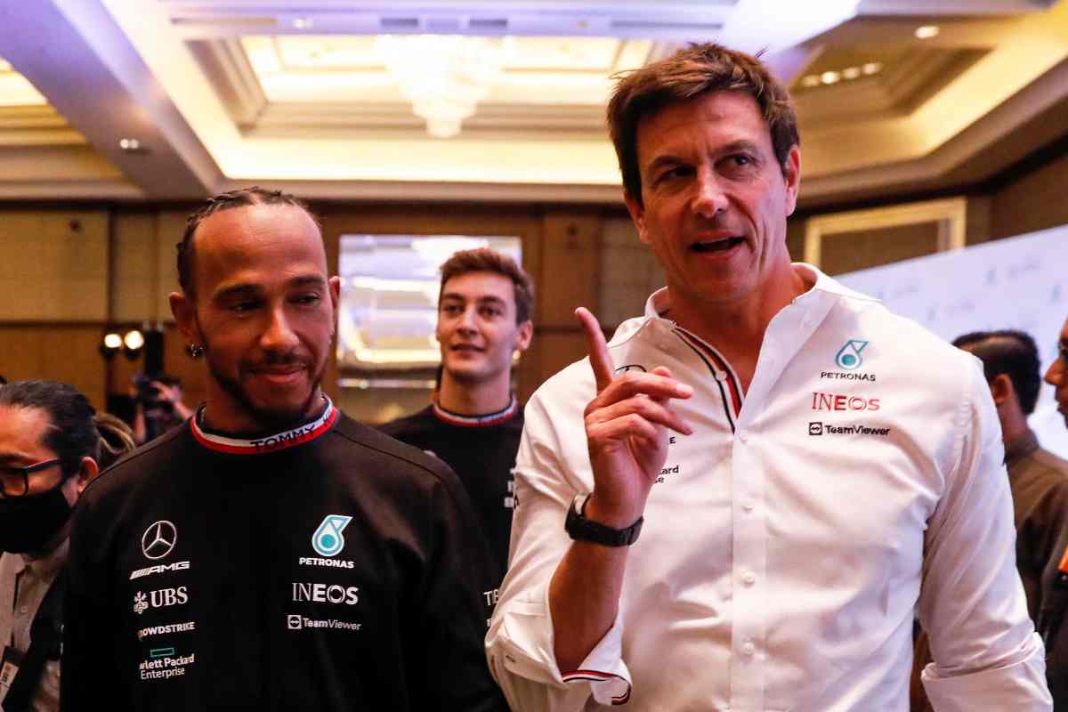 Lewis Hamilton e Toto Wolff in Mercedes: la coppia è scoppiata