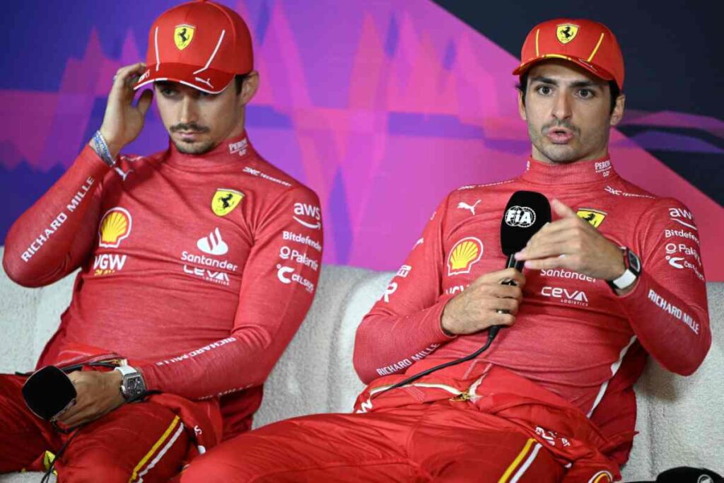 La Ferrari si interroga su Leclerc e Sainz