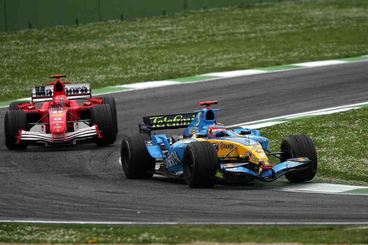 Schumacher e il duello con Alonso a Imola