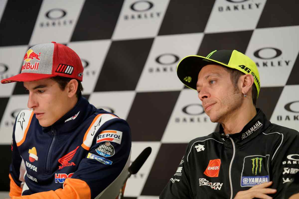 Rossi e Marquez senza parole