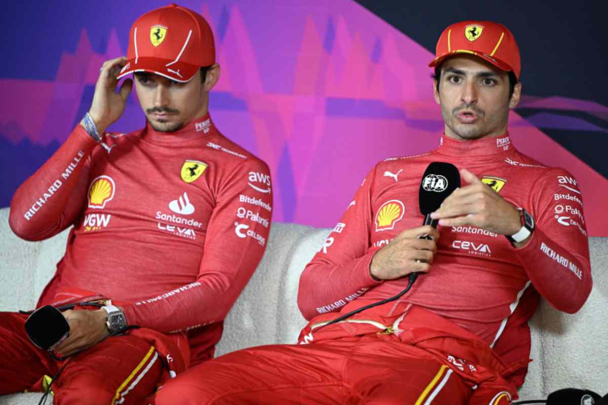 Sainz meglio di Leclerc in Ferrari