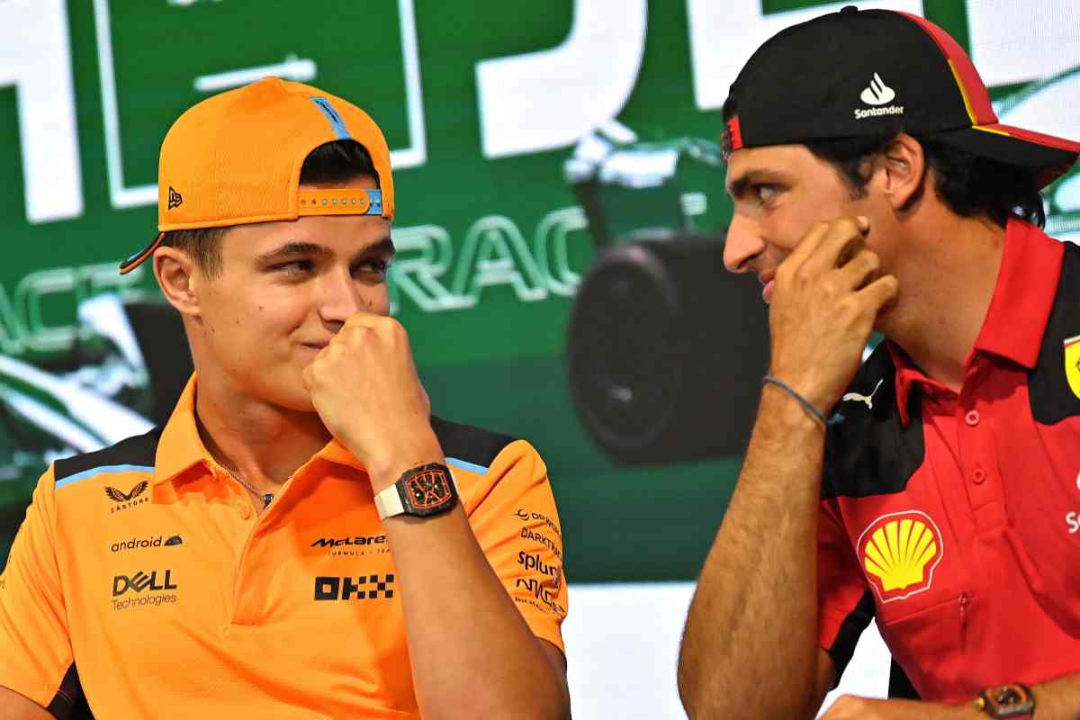 Sainz Norris sostituti Verstappen Red Bull