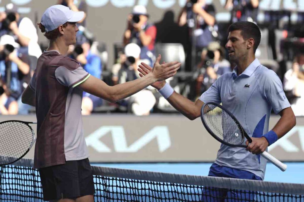 Sinner contro Djokovic e Nadal