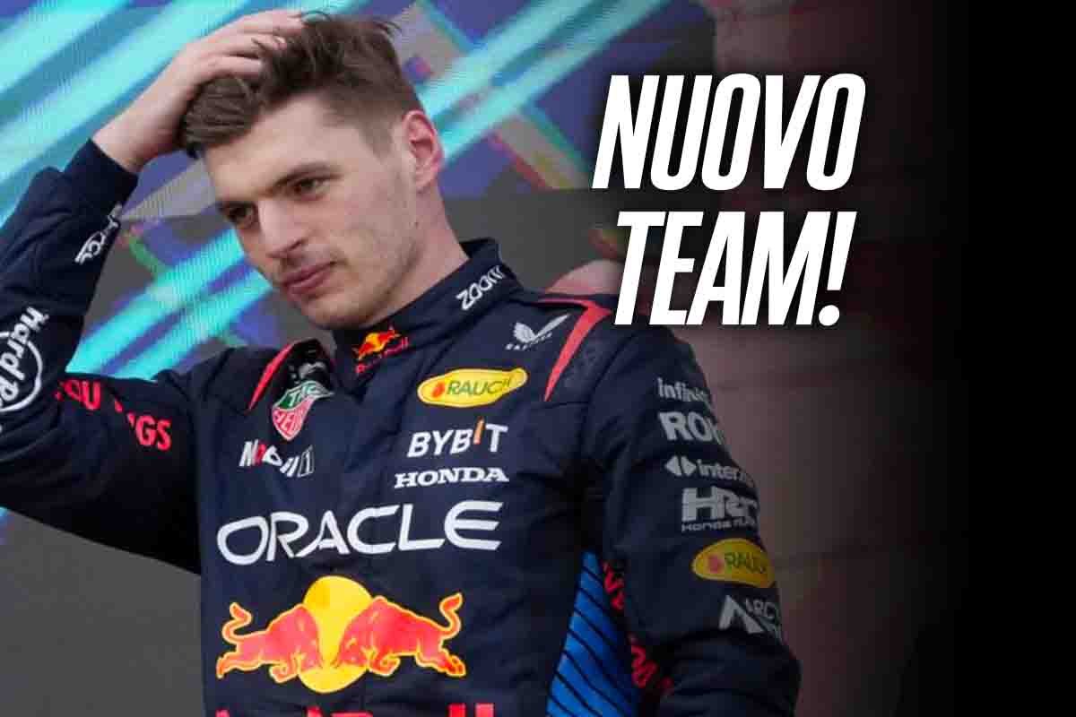 Nuovo team per Verstappen