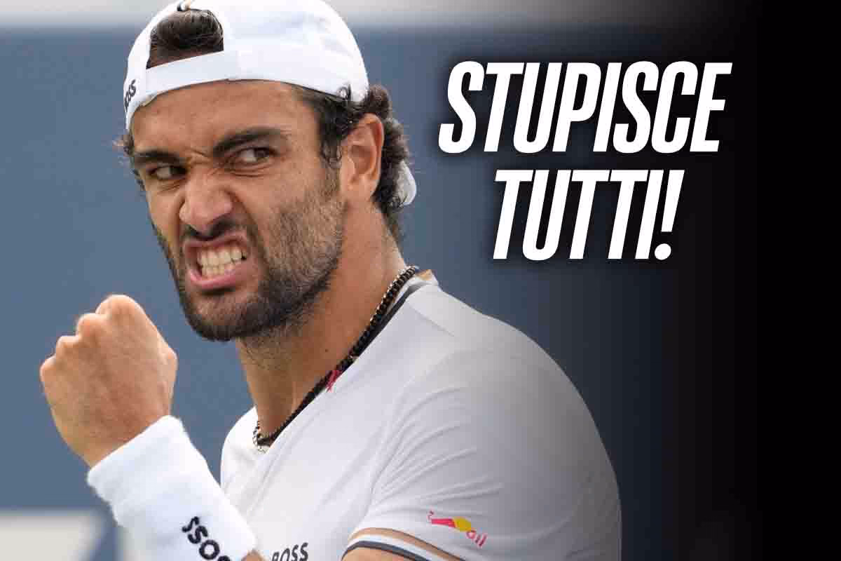 Berrettini stupisce tutti: ce l'ha fatta per pochissimo