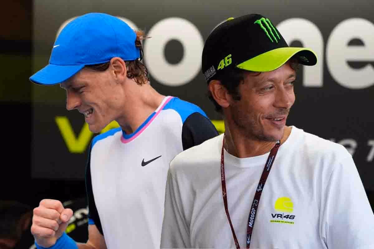 Valentino Rossi e Sinner sono due esempi