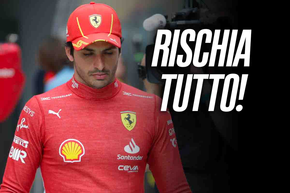 Sainz rischia: decisione pazzesca già presa