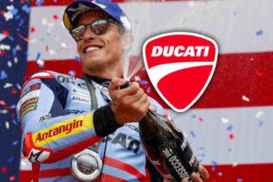 Marquez annuncio Pernat pilota ufficiale Ducati