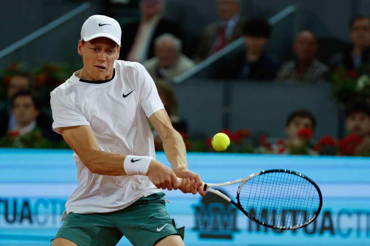 Jannik Sinner ripresa allenamenti Roland Garros