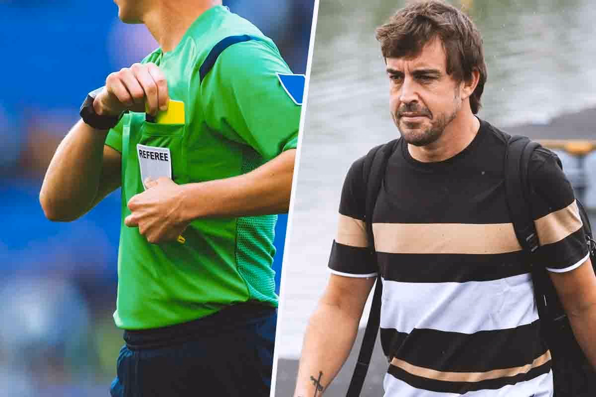 L'arbitro attacca Alonso: una furia 