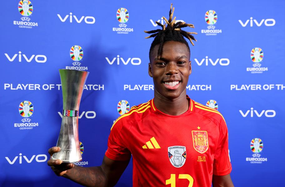 Euro2024, Spagna-Italia 1-0: Nico Williams Man of the Match