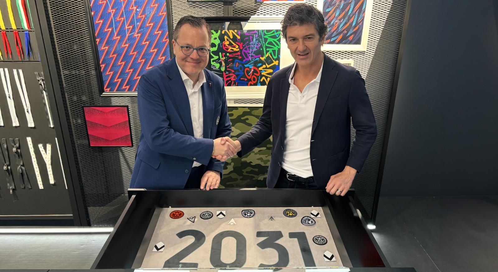 Udinese, rinnovo dell’accordo con Macron fino al 2031