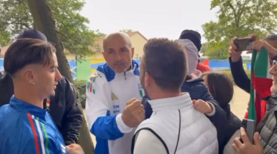 Spalletti scherza coi tifosi