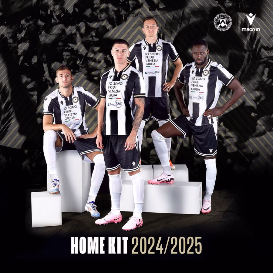 Udinese, nuova maglia