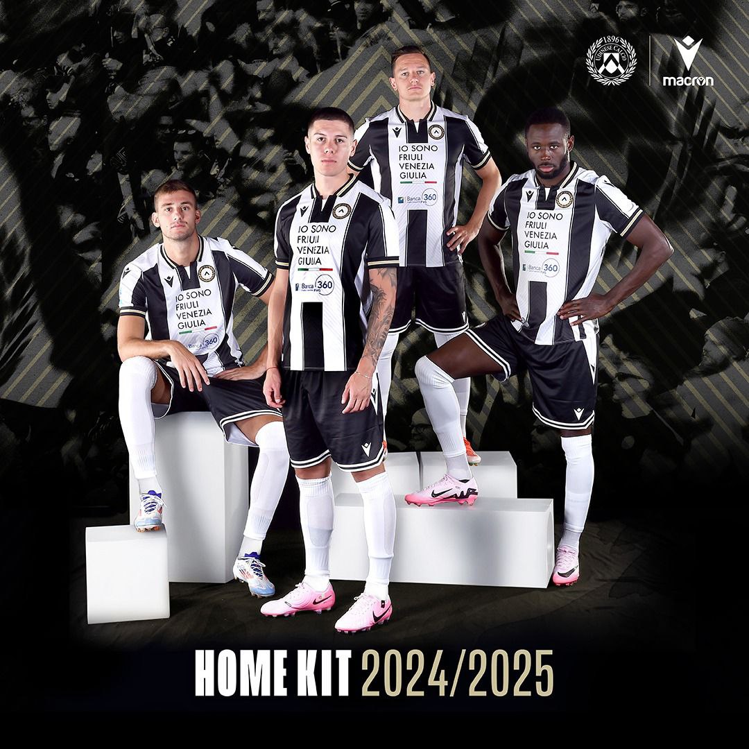Udinese e Macron, presentata la nuova maglia home