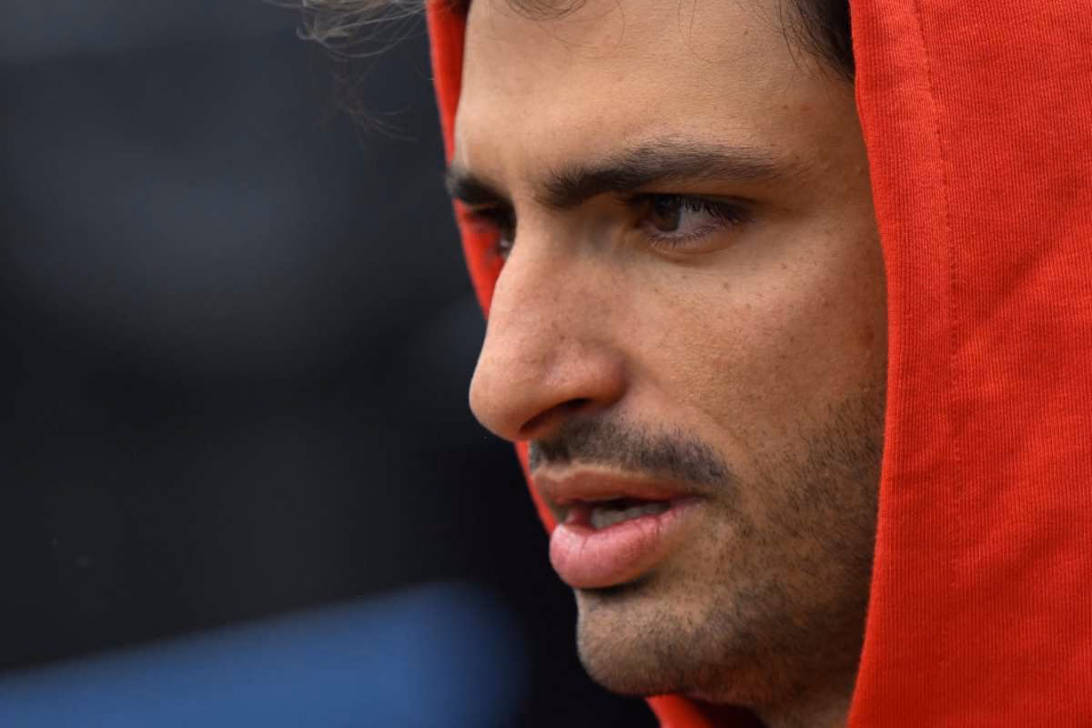 Sainz Ferrari dietrofront