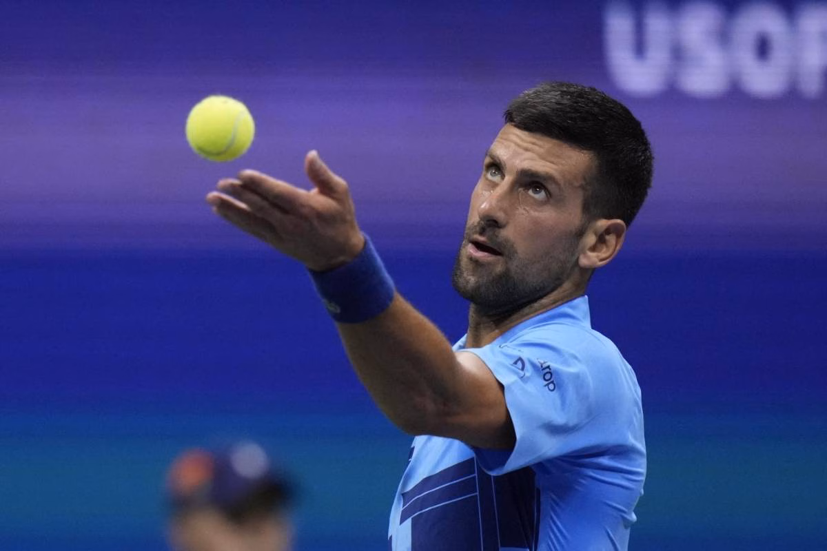 Djokovic gesto da brivido