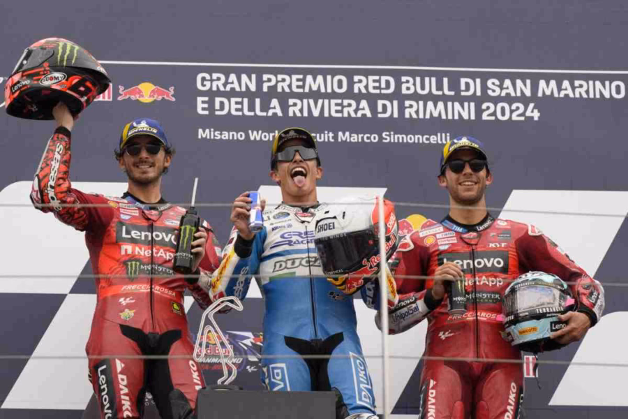 Pecco Bagnaia salva Marc Marquez dai fischi